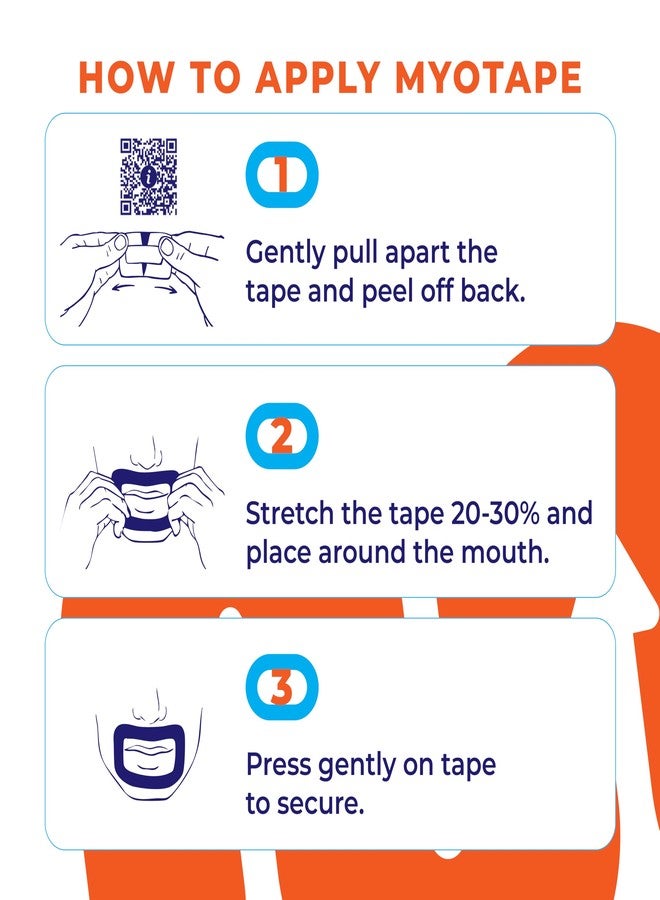 MyoTape - Sleep Tape 30 Nights Supply - Reduce Snoring - Improve Your Sleep - Promote Nasal Breathing - Comfortable & Gentle On Skin - Large - Image 5